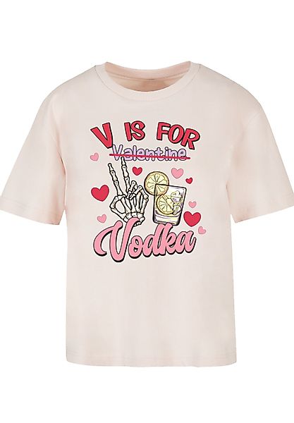 F4NT4STIC T-Shirt "Anti Valentinstag V is for Vodka", Premium Qualität günstig online kaufen