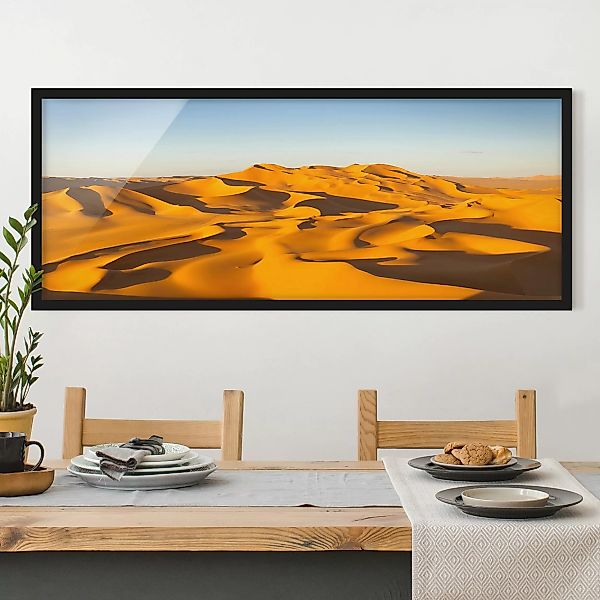 Bild mit Rahmen Natur & Landschaft - Panorama Murzuq Desert In Libya günstig online kaufen