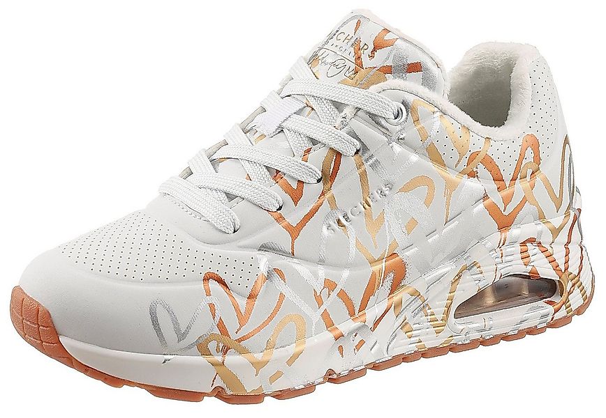 Skechers UNO - METALLIC LOVE Sneaker Freizeitschuh, Halbschuh, Schnürschuh günstig online kaufen