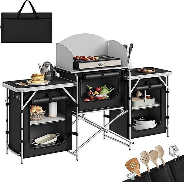 Woltu Campingschrank (1-St) faltbar, Outdoor Küche mit Arbeitsplatten Stauf günstig online kaufen