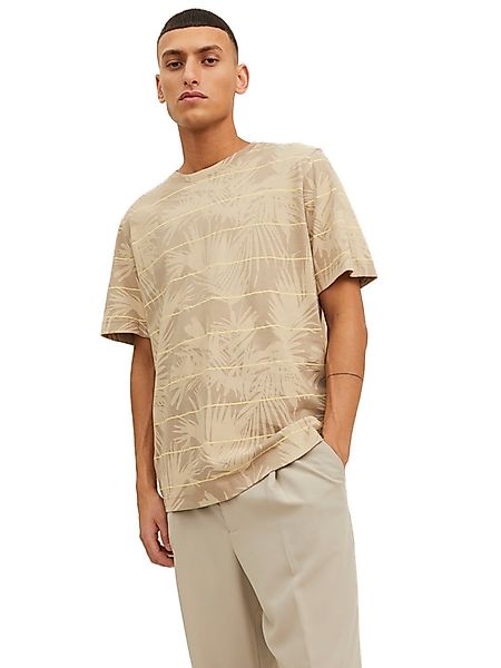 Jack & Jones Herren Rundhals T-Shirt JORPALMA - Regular Fit günstig online kaufen