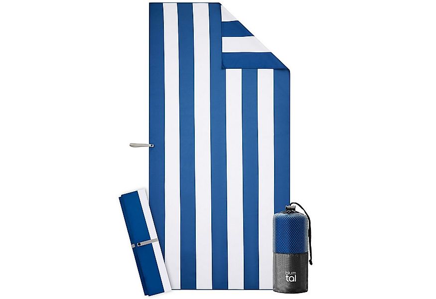Blumtal Reisehandtuch Strandhandtuch 90x180 cm aus Mikrofaser - kompakt & s günstig online kaufen