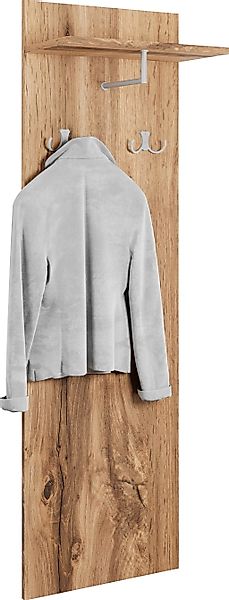 OTTO home "Paris" 1 Stk. tlg. Wandgarderobe mit Doppelhaken und Kleiderstan günstig online kaufen