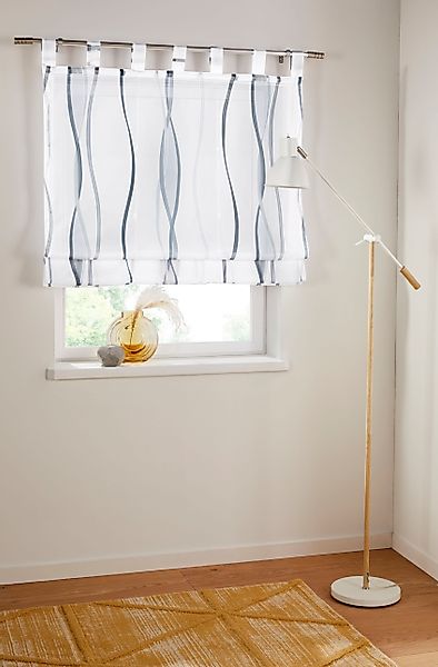 my home Raffrollo Dimona, mit Schlaufen, günstig online kaufen