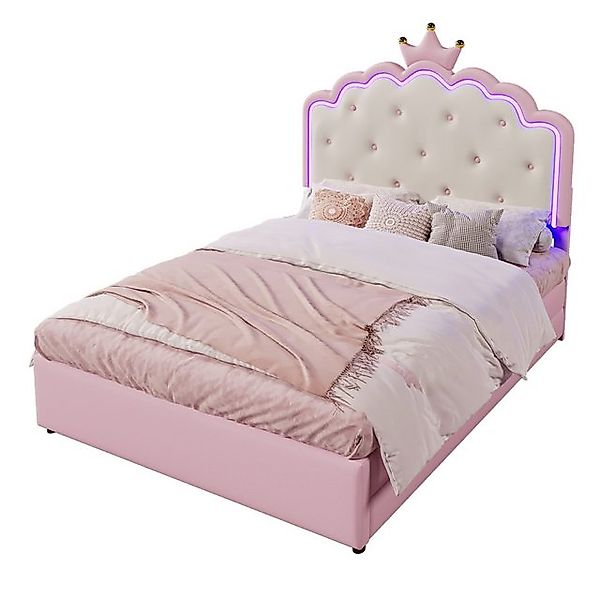 Gotagee Polsterbett Gästebett 140x200cm Jugendbett mit Ausziehbett Kinderbe günstig online kaufen
