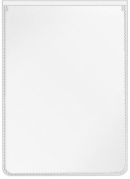 VELOFLEX Schreibgeräteetui Ausweishülle 80x108mm A7 transparent. günstig online kaufen
