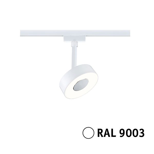 Paulmann LED-Schienenspot Circle URail Signalweiß Ø 10 cm Warmweiß günstig online kaufen