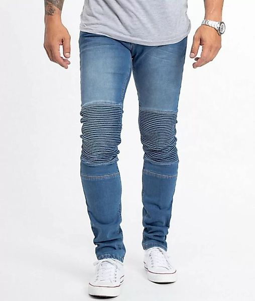 Rock Creek Slim-fit-Jeans Herren Jeans Slim Fit Biker-Style Blau RC-2181 günstig online kaufen