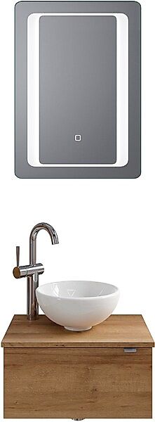 Saphir Badmöbel-Set »Serie 6915« 4 Stk. tlg. Gäste-Bad, 51 cm breit, mit LE günstig online kaufen