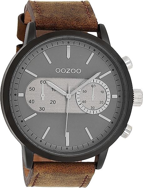 OOZOO Quarzuhr Oozoo Herren Armbanduhr braun günstig online kaufen