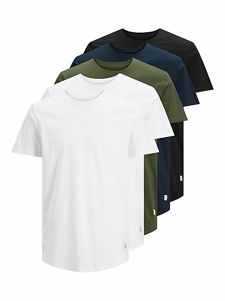 Jack & Jones T-Shirt "JJENOA TEE SS CREW NECK 5PK MP NOOS", 5 Stk. günstig online kaufen
