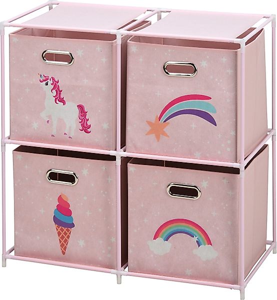 Koopman Kinderregal Schrank Kommode Fächerregal Kinderzimmer günstig online kaufen