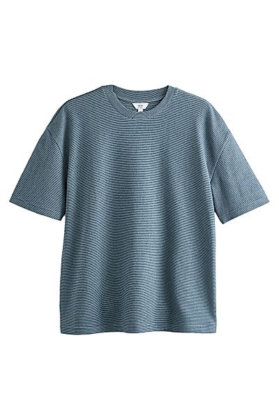 Next T-Shirt Gestreiftes T-Shirt im Relaxed-Fit günstig online kaufen