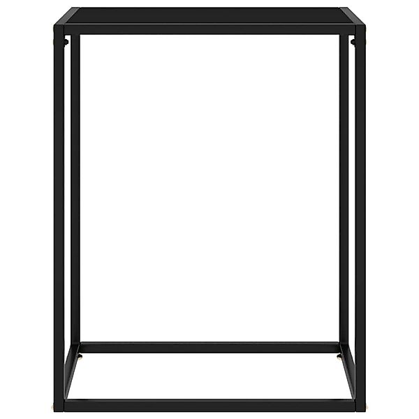 vidaXL Konsolentisch Schwarz 60x35x75 cm Hartglas Modell 3 günstig online kaufen