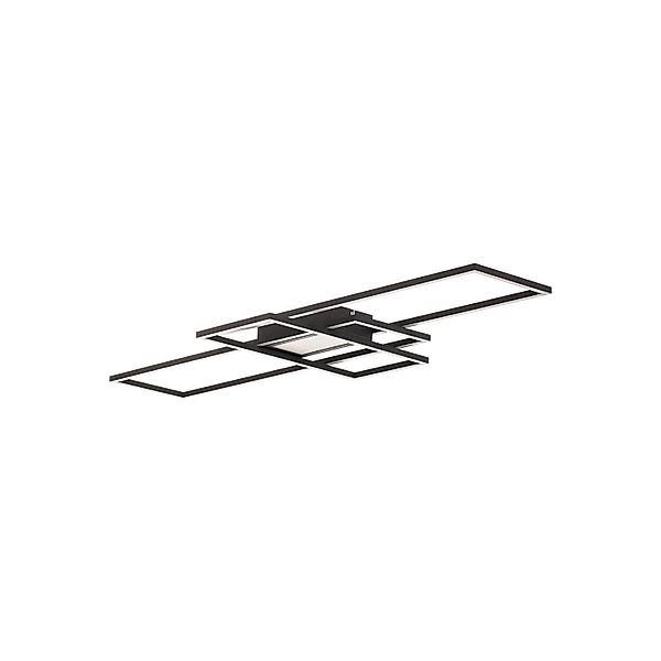Lindby LED Deckenleuchte Ismera 8032374 Dimmbar mit Leselampe Modern in Sch günstig online kaufen
