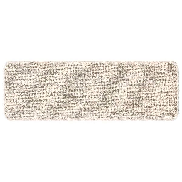vidaXL Stufenmatte Treppenstufen 15 pcs Creme günstig online kaufen