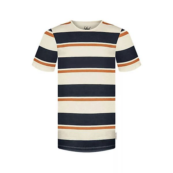 Block Stripe Hanf T-shirt günstig online kaufen