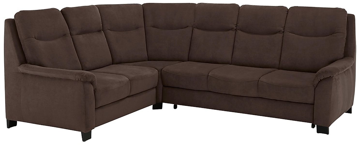 Home affaire Ecksofa »Boccaccio L-Form« mit Federkern, incl. Kopfteilverste günstig online kaufen