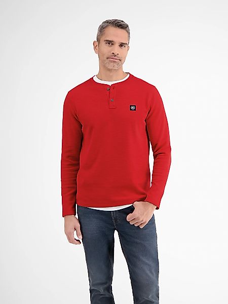 LERROS Langarmshirt, mit Serafino Ausschnitt günstig online kaufen