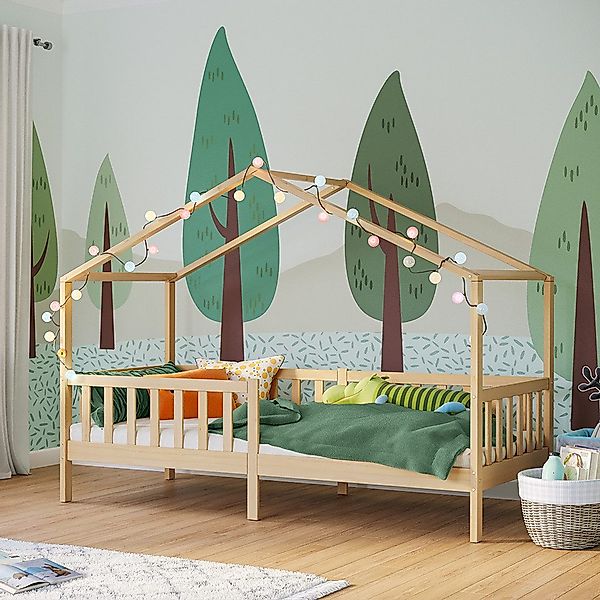 Bellabino Kinderbett Bia (Bodenbett mit Rolllattenrost günstig online kaufen
