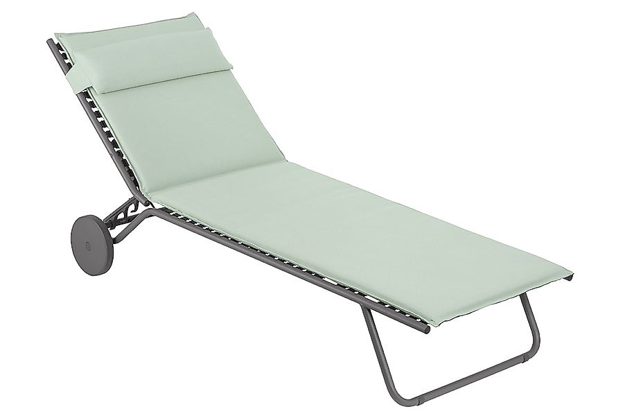 Outdoor Sonnenliege BAYANNE Jade / Gestell Titane günstig online kaufen