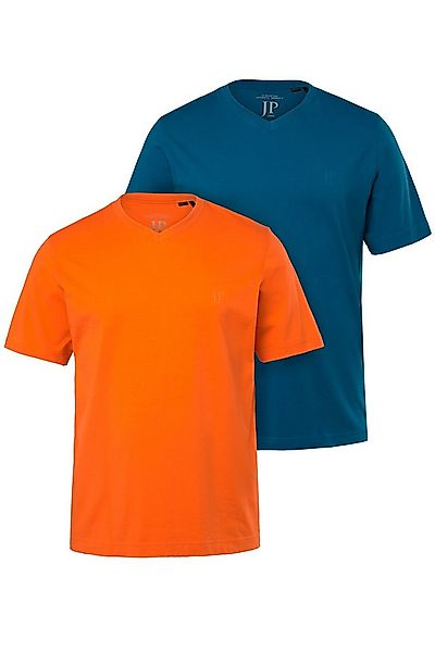 JP1880 T-Shirt T-Shirts Basic 2er-Pack V-Ausschnitt Halbarm (2-tlg) günstig online kaufen