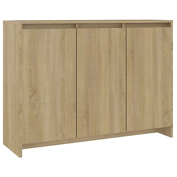 vidaXL Sideboard Sonoma-Eiche 102x33x75 cm Holzwerkstoff 809776 günstig online kaufen