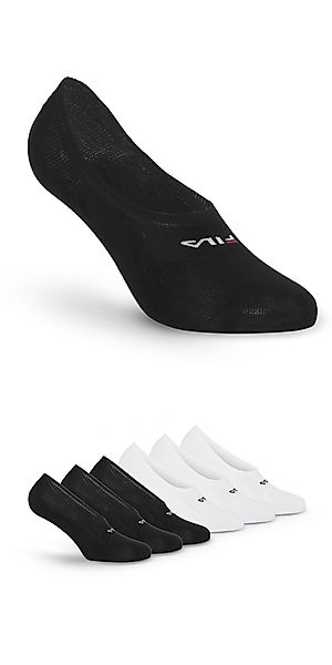 Fila Füßlinge "UNISEX GHOST SOCKS" 6 Paar, mit Logo-Schriftzug, Silikonstre günstig online kaufen