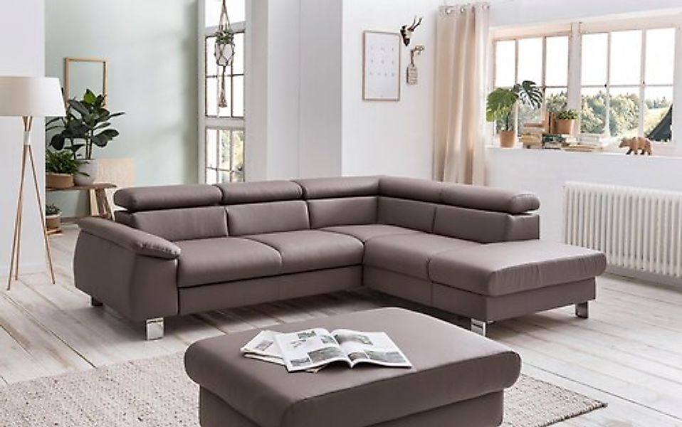 COTTA Polstergarnitur »Komaris L-Form«, (Set), Set bestehend aus: Ecksofa m günstig online kaufen