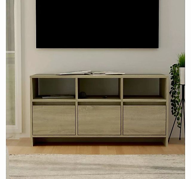 furnicato TV-Schrank Sonoma-Eiche 102x37,5x52,5 cm Holzwerkstoff günstig online kaufen