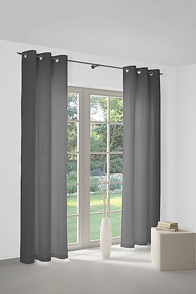 Wirth Vorhang "Neveres" Ösen 1 Stk. tlg. günstig online kaufen