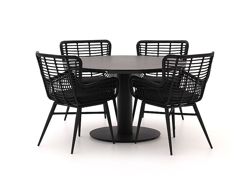 Intenso Asti/La Fonte Ø 120 cm Gartenmöbel-Set 5-teilig günstig online kaufen