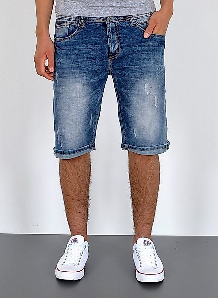 ESRA Jeansshorts Jeans Shorts Herren Jeansshorts Stretch Sommer Hose bis Üb günstig online kaufen