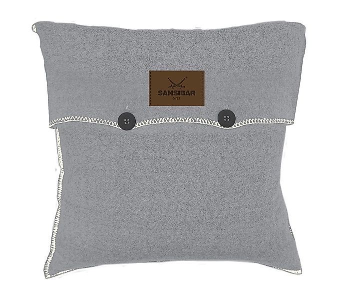 Sansibar Sylt Kissenhüllen Kissenhülle SANSIBAR silber günstig online kaufen