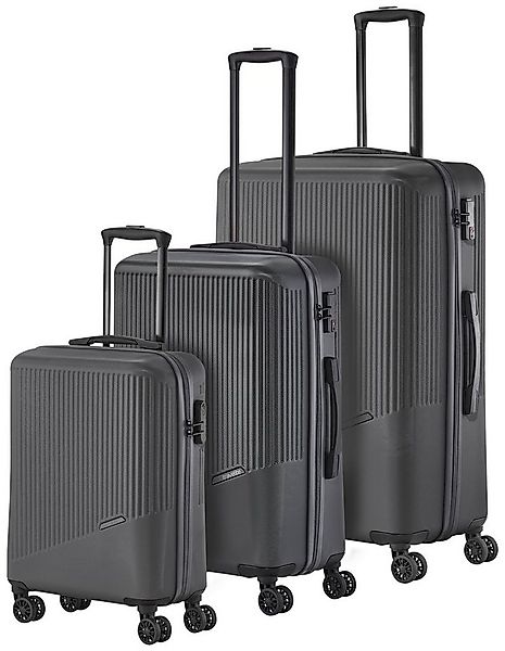 travelite Trolleyset BALI 4w L/M/S, 4 Rollen, (Set, 3 tlg., Hartschalen Tro günstig online kaufen