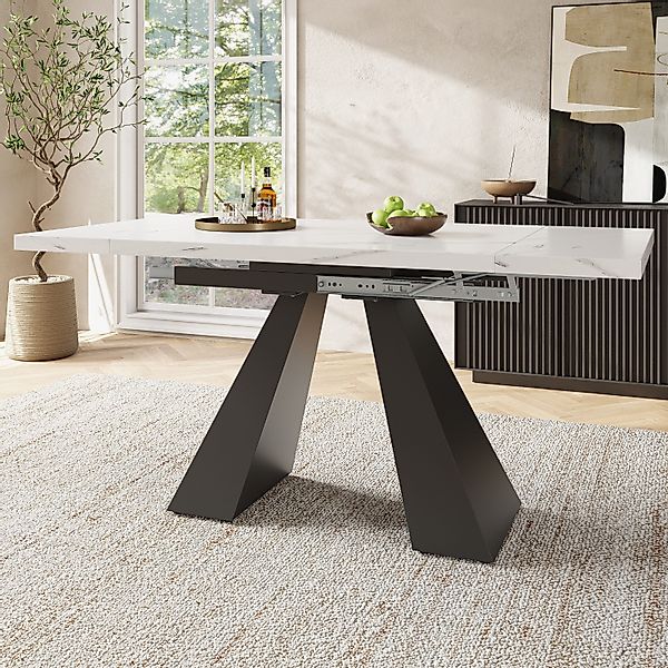 TavilaEcon Esstisch Ausziehbarer, platzsparender Küchentisch mit günstig online kaufen