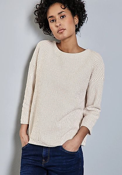 STREET ONE 3/4-Arm-Shirt, mit U-Boot-Ausschnitt günstig online kaufen