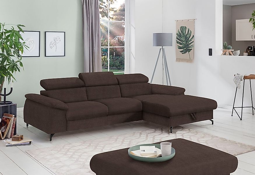 COTTA Polstergarnitur "Komaris L-Form", (Set), Set bestehend aus: Ecksofa m günstig online kaufen