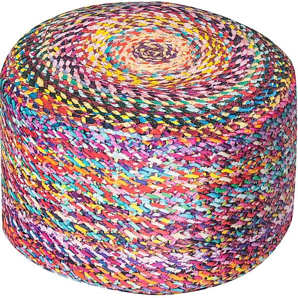 Sitting Point Hocker Knotted 60 l Bunt Streifen-Muster günstig online kaufen