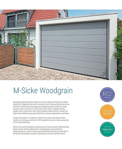steinau Garagentor Sektionaltor RenoMatic 2025 M-Sicke günstig online kaufen