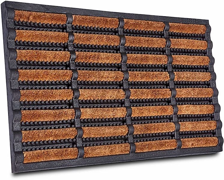 HANSE Home Fußmatte "Schmutzfangmatte Brushes Mat, Türmatte" rechteckig 25 günstig online kaufen
