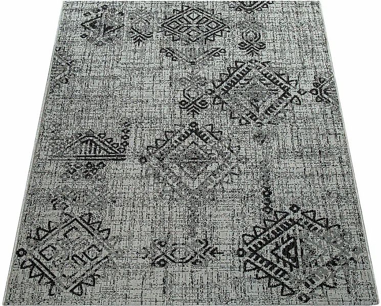 Paco Home Teppich "Coco 204" rechteckig 4 mm Höhe Flachgewebe, Rauten Muste günstig online kaufen