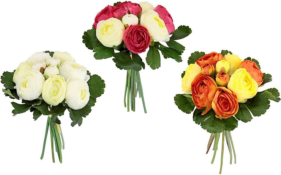 Kunstpflanze Bouquet aus Ranunkeln, I.GE.A., Höhe 23 cm, 23 cm günstig online kaufen