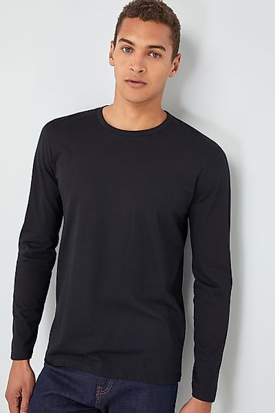 Next Langarmshirt Rundhalsshirt – Regular Fit günstig online kaufen