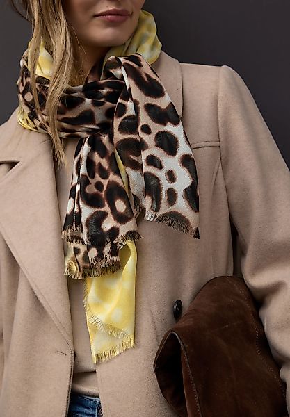 STREET ONE Schal mit Leopardenprint günstig online kaufen