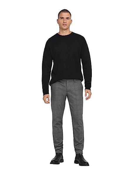 Only & Sons Herren Chino Hose ONSMARK SLIM CHECK 9887 - Slim Fit günstig online kaufen