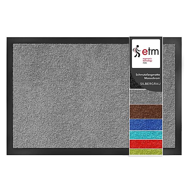Floordirekt Fußmatte Monochrom, Rutschfeste Schmutzfangmatte Indoor, günstig online kaufen