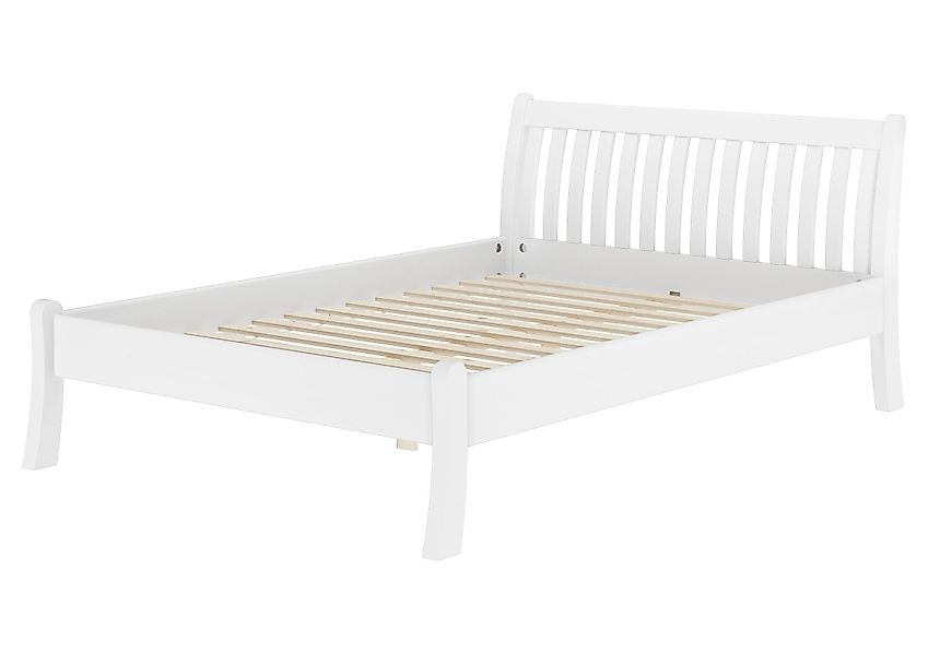 ERST-HOLZ Bett Weißes Geschwungenes Französisches Bett günstig online kaufen
