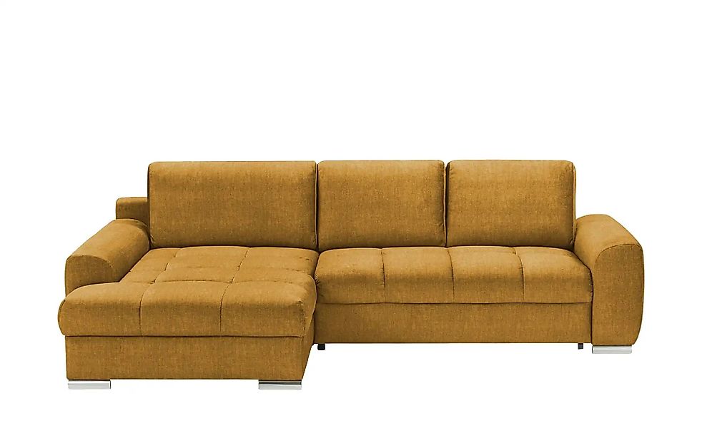 bobb Ecksofa mit Schlaffunktion Soumia ¦ gelb ¦ Maße (cm): B: 283 H: 90 T: günstig online kaufen
