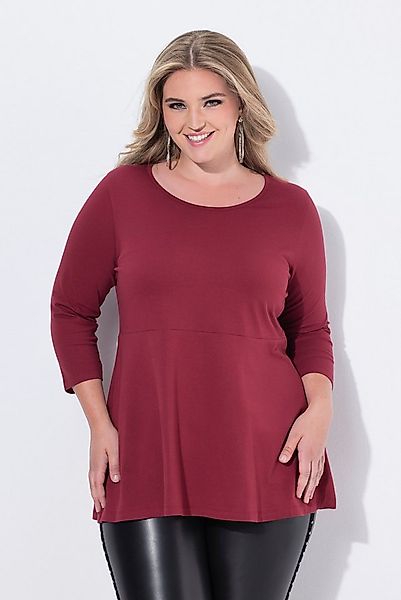 MIAMODA T-Shirt T-Shirt Schößchen 3/4-Ärmel günstig online kaufen